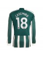 Manchester United Casemiro #18 Replika Borta Kläder 2023-24 Långärmad